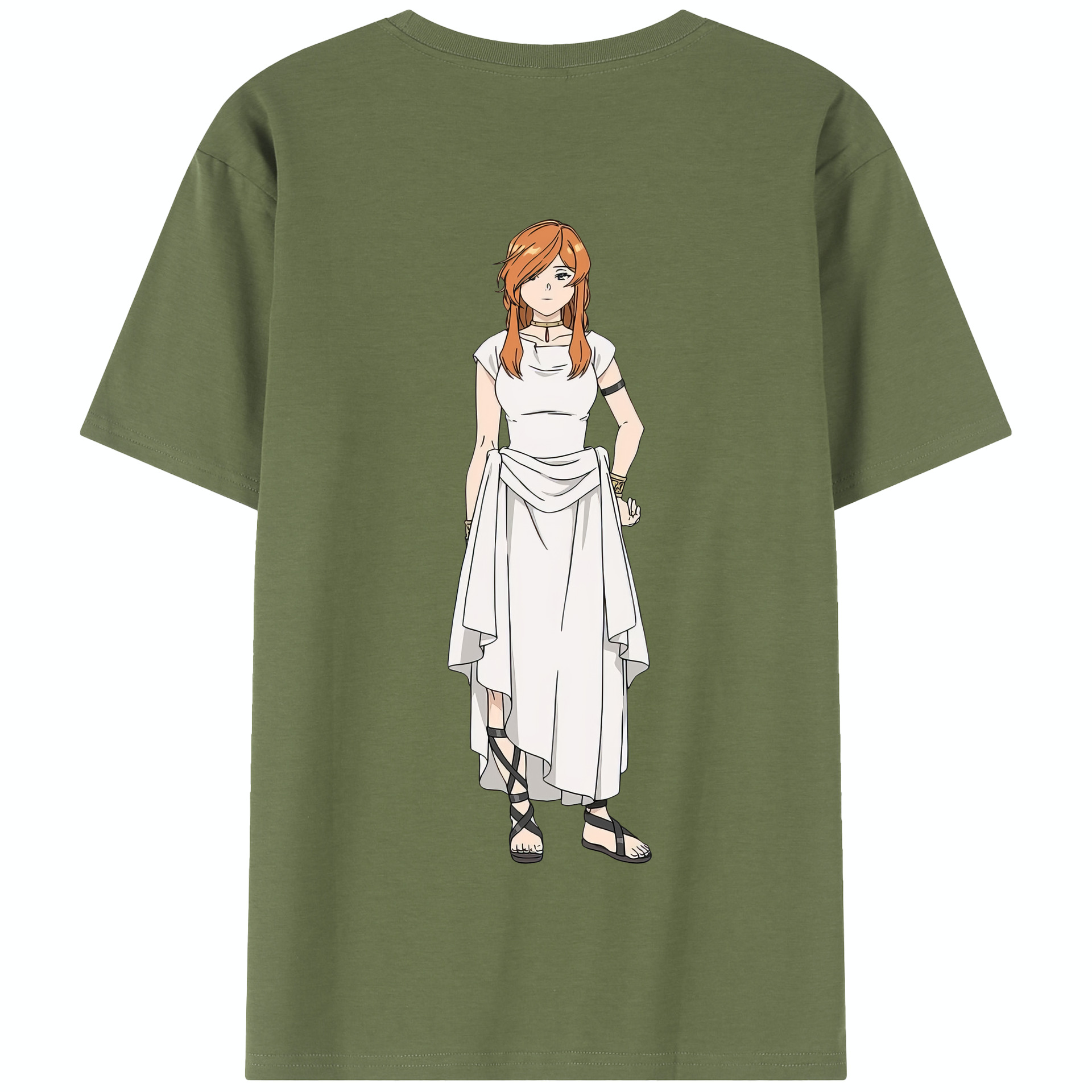 （画像用） 葬送のフリーレン Frieren 綿100％半袖Tシャツ（背面プリント）